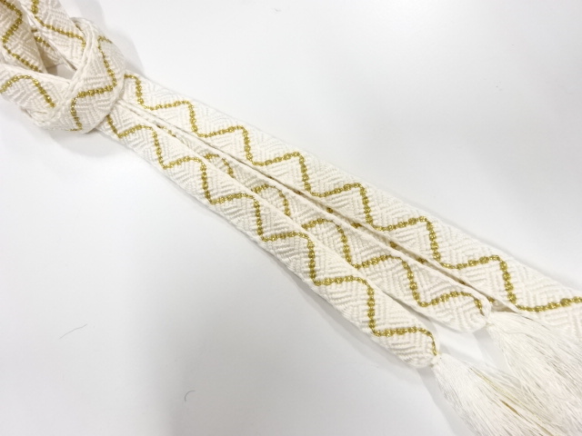 正絹　手組帯締め